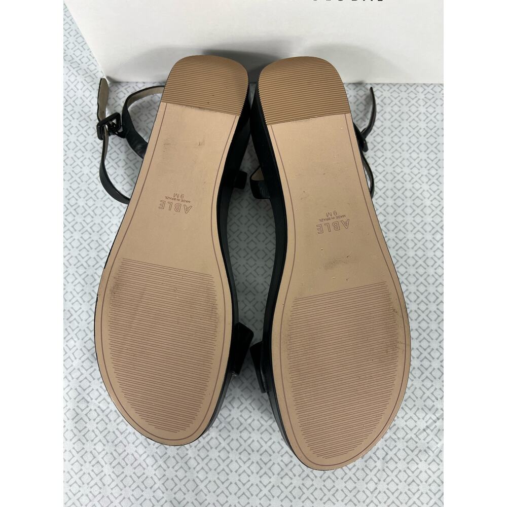 Like New Able Black Larissa Platform Sandals - Picture 11 of 12